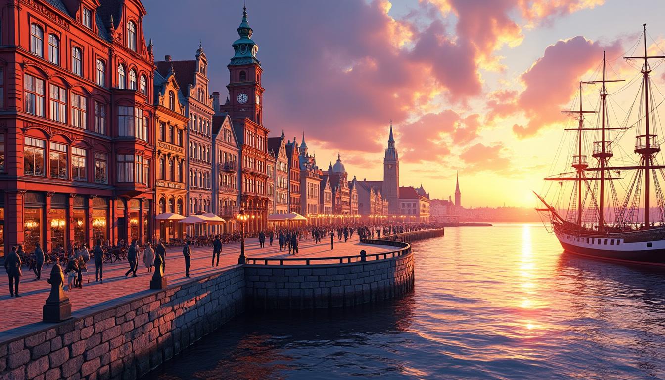 découvrez gdansk, une véritable perle historique nichée sur les rives de la mer baltique. explorez ses bâtiments emblématiques, son riche patrimoine culturel et ses charmants canaux. parfait pour les amateurs d'histoire et les passionnés de voyages !