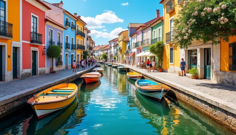 explorez aveiro, la charmante ville aux canaux pittoresques, découvrez ses ruelles colorées, son architecture unique et ses traditions authentiques.