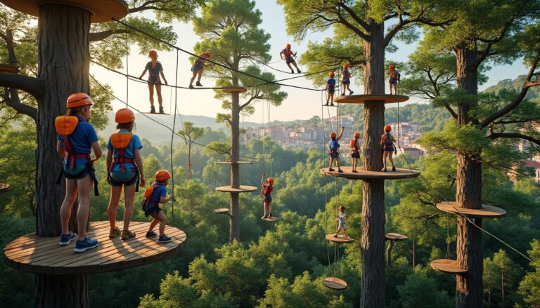 explorez les meilleurs parcours d'accrobranche à toulouse pour une aventure en plein air inoubliable. parfaits pour tous les âges et niveaux, vivez des sensations fortes en toute sécurité.