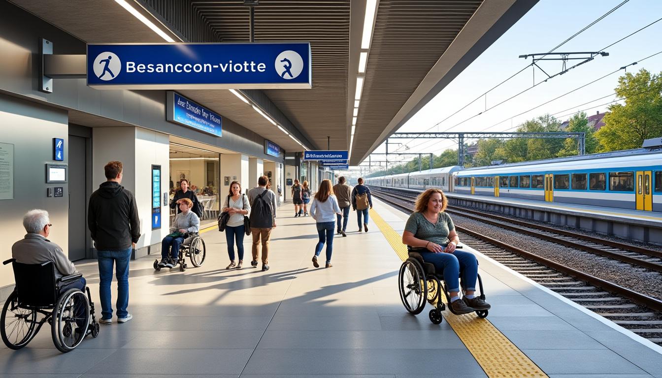 Lire la suite à propos de l’article Découvrez les services et l&rsquo;accessibilité de la gare Besançon Viotte